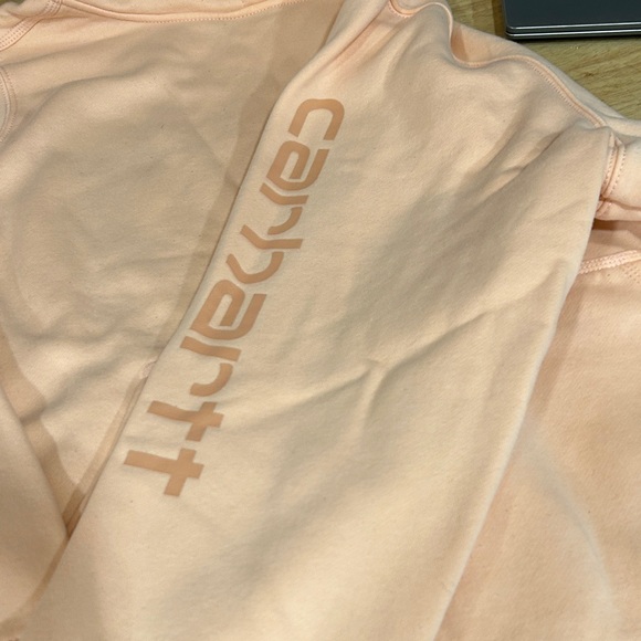 Carhartt Peach Hoodie with Front Pocket - Picture 2 of 4